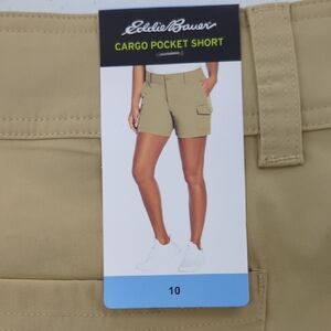 Eddie Bauer Women's Beige Cargo Shorts